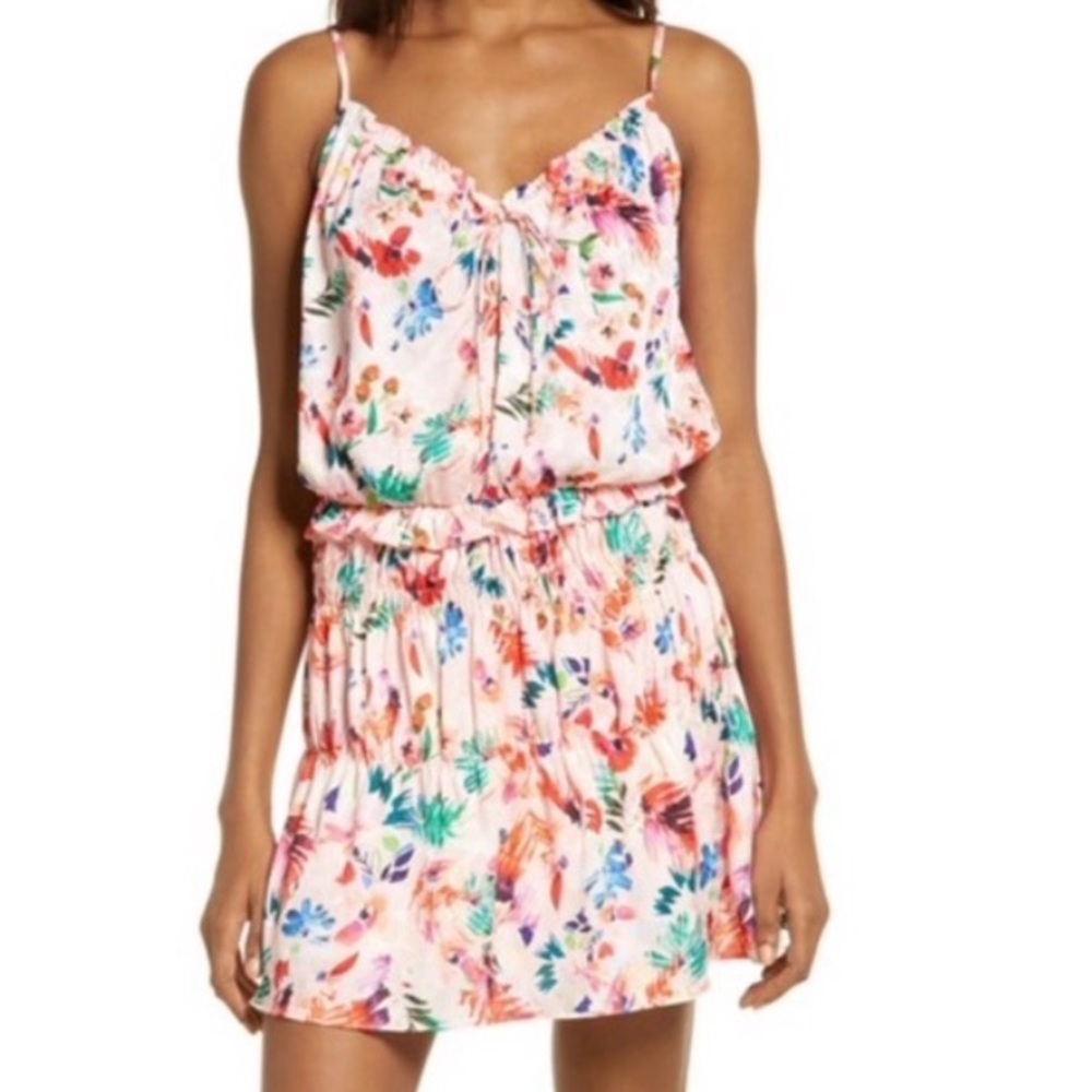 NSR Floral Print Sleeveless Dress Worn Once Size Small